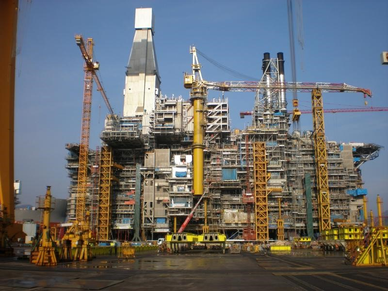 Illustration for article titled Este gigante es la nueva plataforma petrolífera más grande del mundo